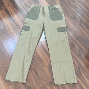 a.n.a Green Cargo Pants
